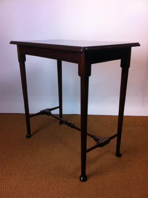 A Morris and Co Mahogany Lamp Table C1900