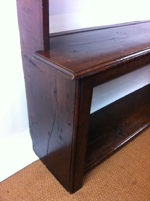 fig 1. A rare late 18th c oak potboard dresser probably Borders c1780