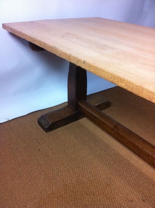 A Large Arts and Crafts Oak Table C 1910
