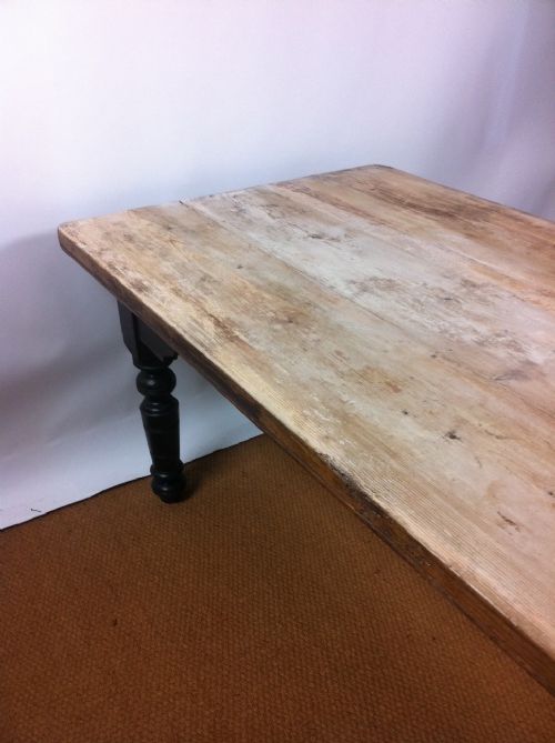 fig 1. A large West Country pine refectory table c 1890