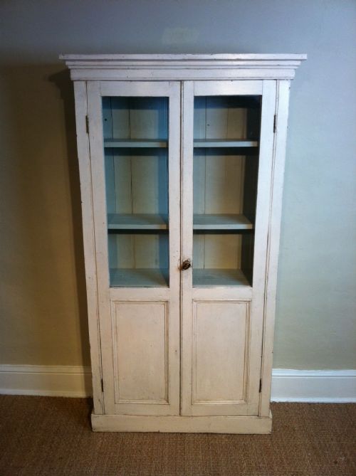 A Late Victorian Painted Glazed Cabinet C1890