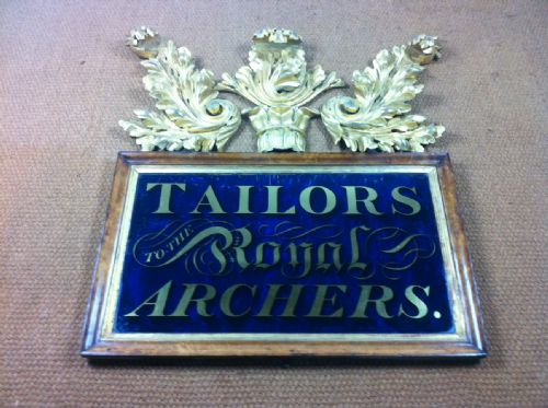 A George IV Gilt and Maple Mirror Sign C 1825-30