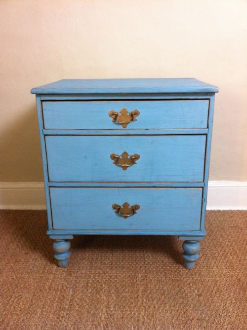 A Small Victorian Painted Chest of Drawers C 1870