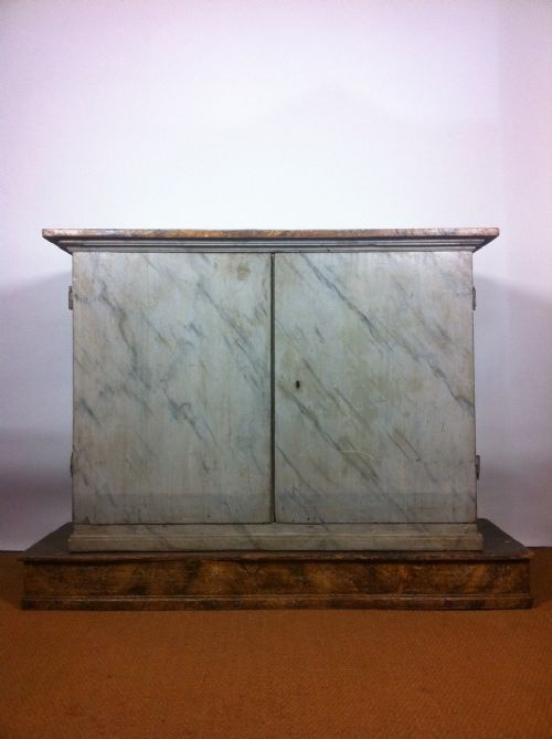 fig 1. An 18th c Italian painted side cabinet c1780