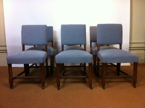 A Set of 6 Oak House of Parliament Chairs C1865