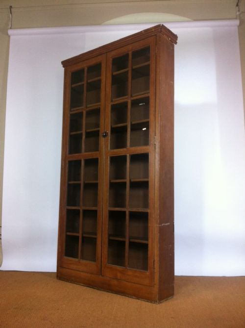 fig 1. A mid 19th c pine estate bookcase
