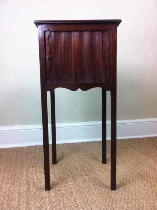 A George 111 Mahogany Bedside Table C1800