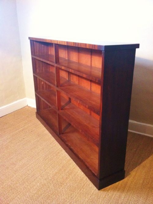 A William IV Mahogany Open Bookcase C 1835