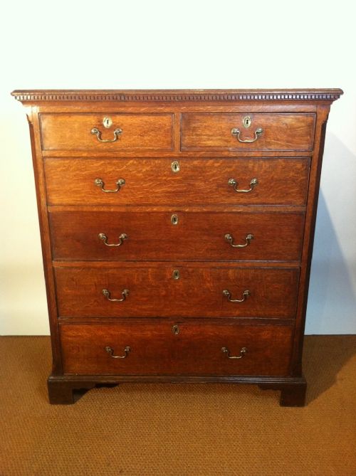 fig 1. A George 111 Irish tall chest c1800