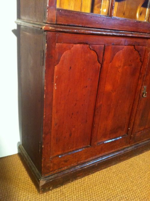 fig 1. A West Country painted pine bookcase or dresser c1860