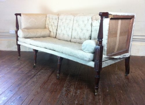 fig 1. A Regency mahogany campaign sofa c 1820