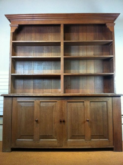 fig 1. A Cotswold School oak bookcase c1910