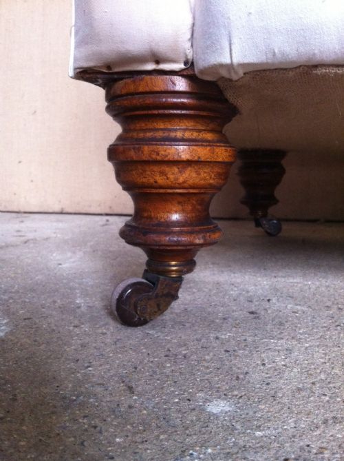 fig 1.  A Victorian oak chesterfield c 1880