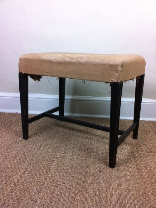 A George 111 Mahogany Rectangular Stool C1790
