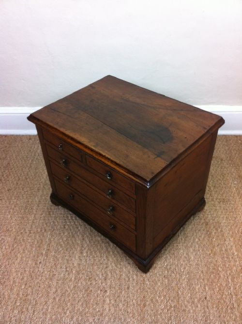 fig 1. An early Georgian walnut and oak box stool c 1740