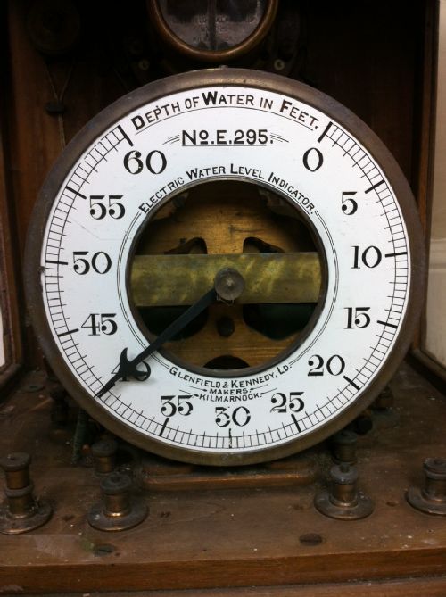 fig 1. An unusual Edwardian electric water depth gauge c 1910