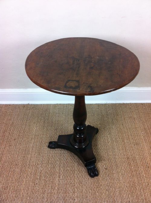 A West Country Provincial Walnut Tripod Table C 1830