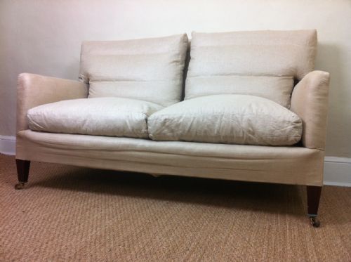 A Fine Pair of 1920`S Two Seater Sofas by Cowtan and Sons Ltd London