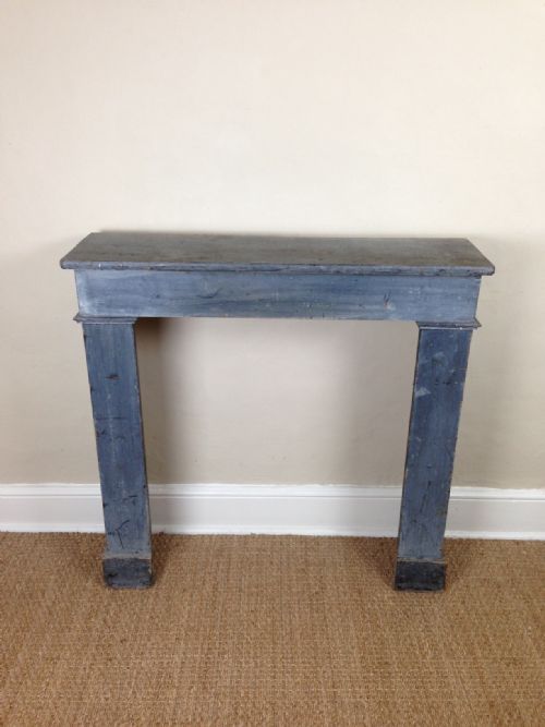 A West Country Painted Pine Fireplace Late 19th C