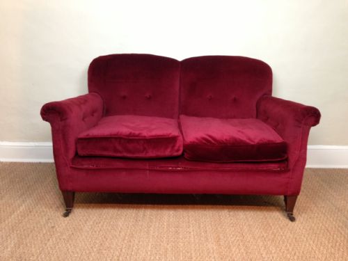 An Edwardian 2 Seater Sofa C 1910 for Re Upholstery