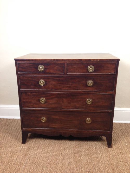 A Small Regency Mahogany Chest of Drawers C 1820