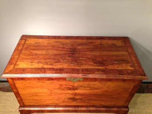 fig 1. A George 1 walnut coffer on stand c 1720