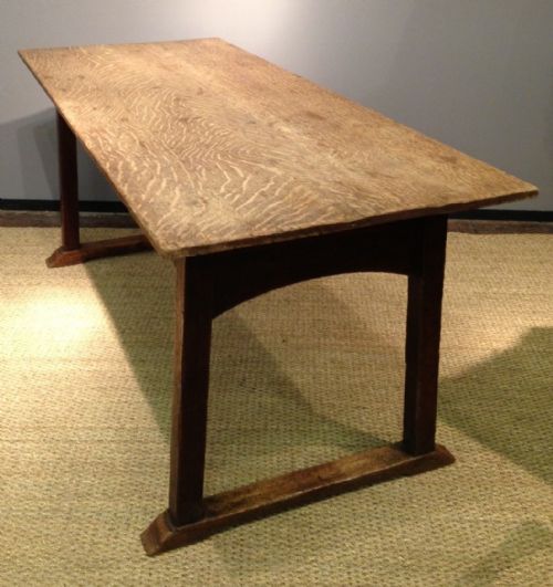 A Heals Oak Letchworth Table Designed by Ambrose Heal C 1910