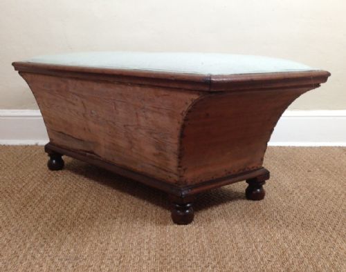 A Large Early Victorian Mahogany Ottoman C 1850