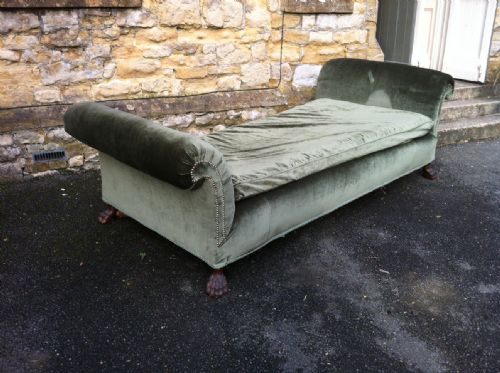 An Enormous Late Victorian Oak Freestanding Couch C1890
