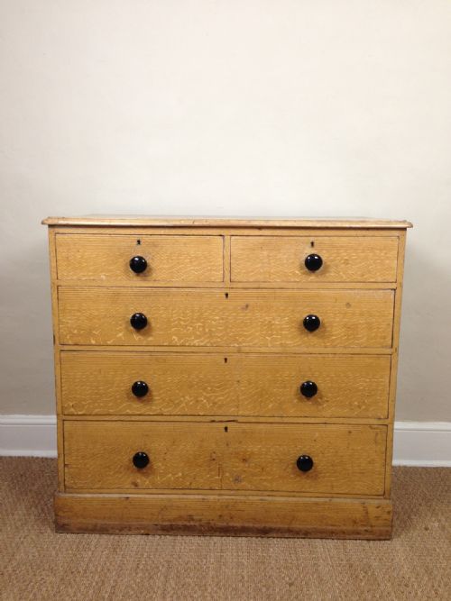 A Scottish Simulated Maple Pine Chest C 1870 . Prov Kinross House Perthshire