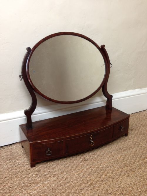 A Regency Mahogany Dressing Table Mirror C 1820