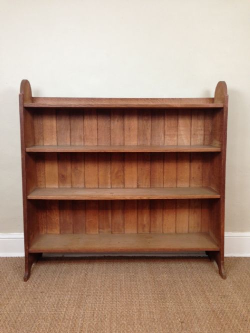 A Heals Oak Letchworth Open Bookcase C 1910