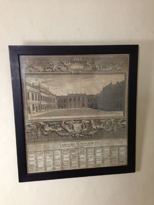 An 18th C Print of Oxford After George Vertue