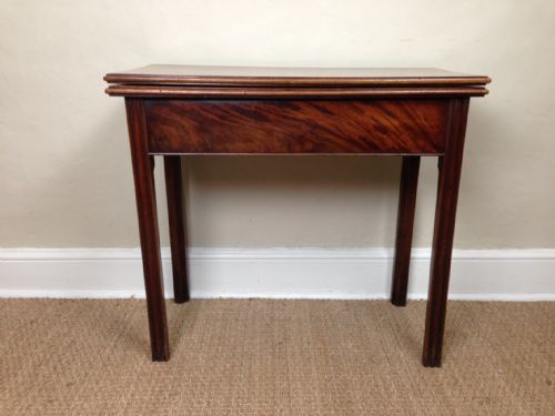 An Early George 111 Mahogany Tea Table C 1770