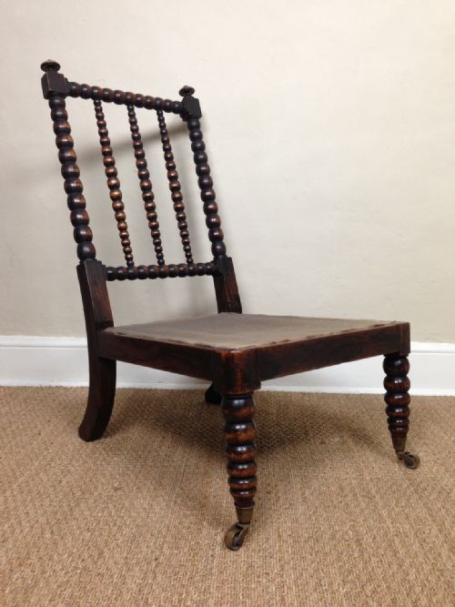 A Victorian Simulated Rosewood Bobbin Chair C 1840