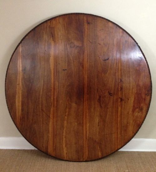 fig 1. An enormous Anglo Indian circular teak table c 1850
