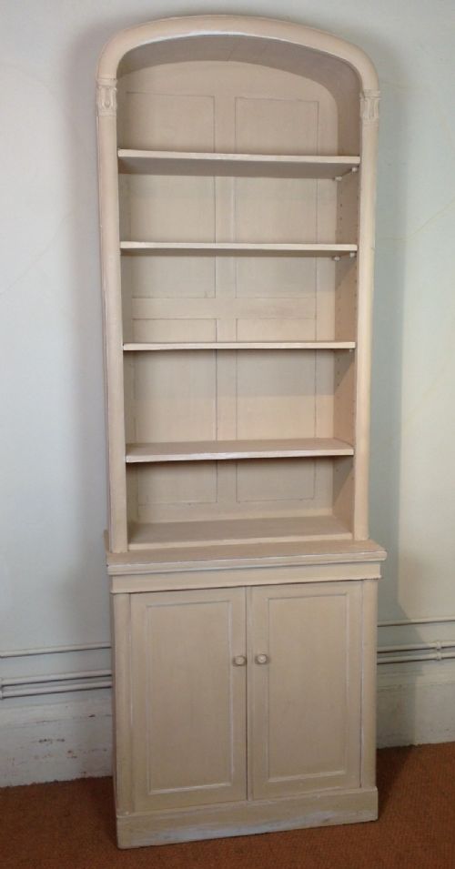 A William IV Painted Open Library Bookcase C 1835