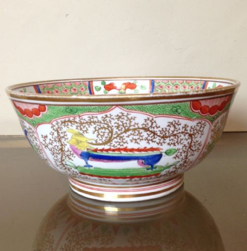 A Spode Dragons in Compartment Bowl C 1810