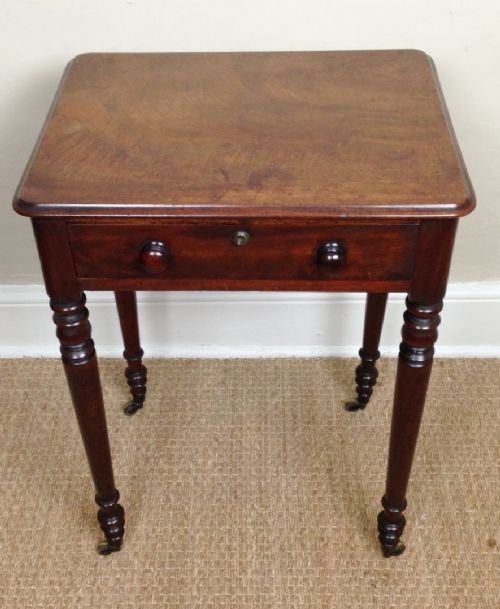 A Late Regency Mahogany Lamp Table C 1830
