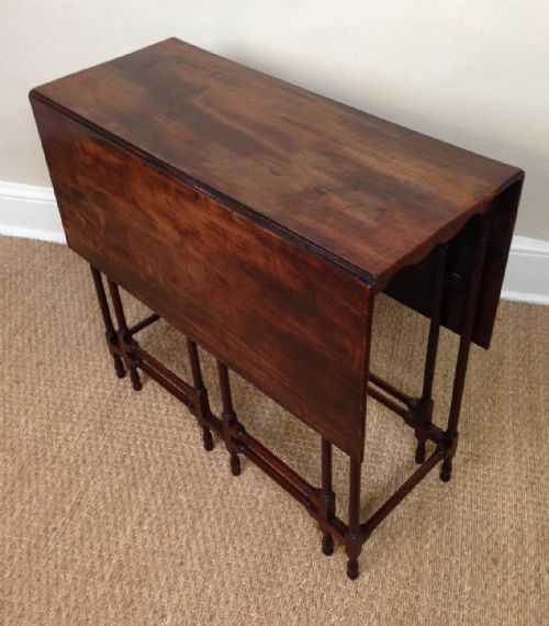 fig 1. A George 111 mahogany spider leg table c 1770