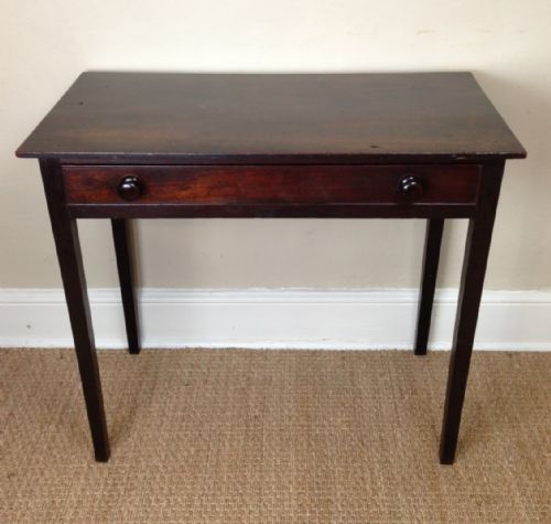 A Late George 111 Mahogany Side Table C 1800