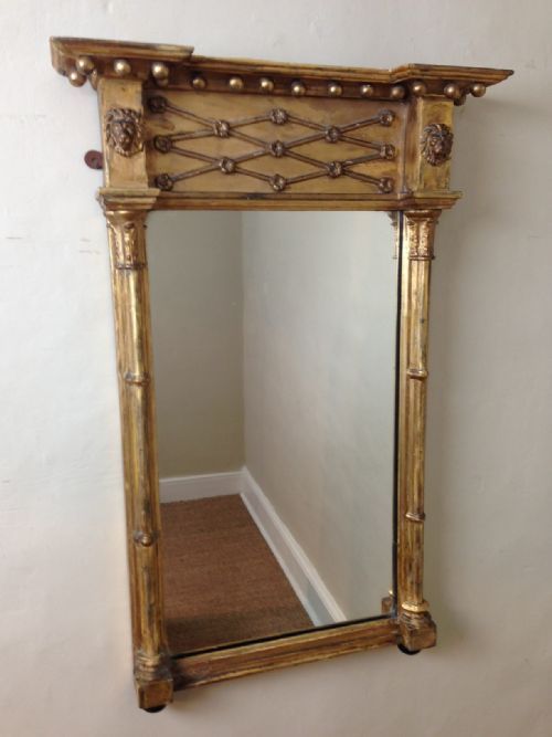 A Small Regency Gilt Pier Mirror C 1820
