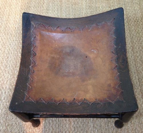 fig 1. A Liberty oak Thebes stool c 1890
