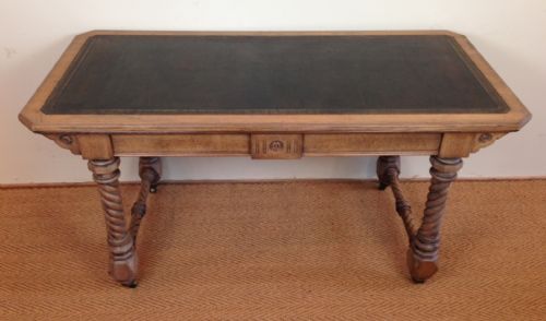 A Gothic Reform Oak Library Table by Hindley C 1875