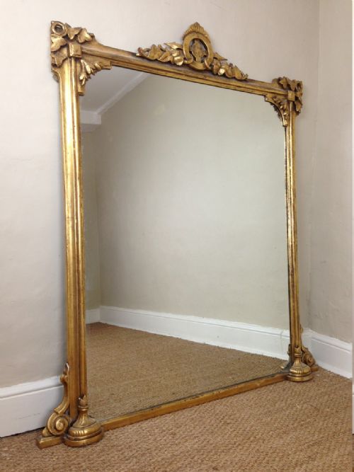 A Victorian Gilt Mirror C1880