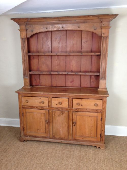A Late Georgian Somerset Pine and Ash Dresser C 1830