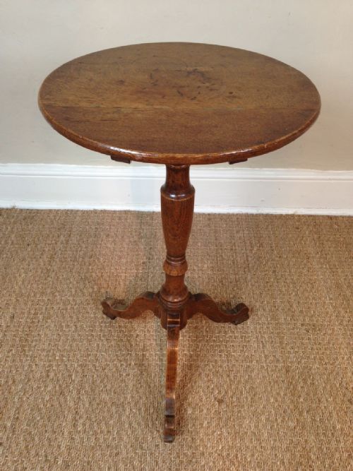 A George 111 Oak Tripod Table C 1820