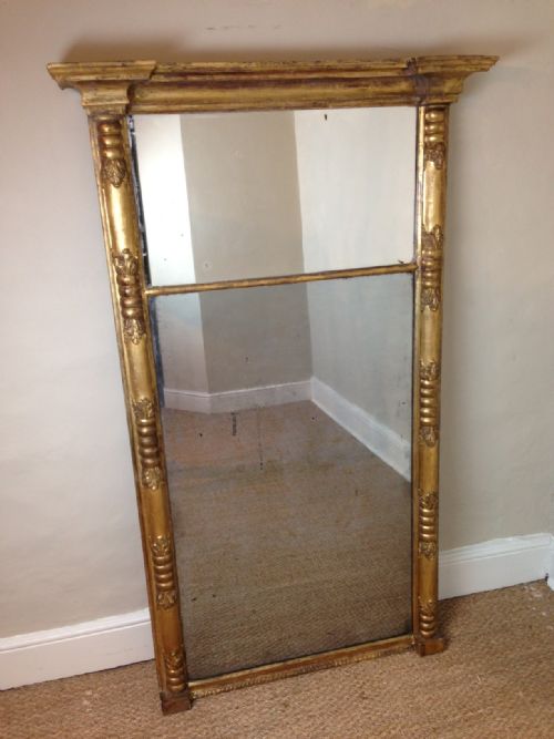 A Large George IV Gilt Pier Mirror C 1830
