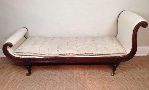 A Regency Mahogany Chaise Longue C 1820