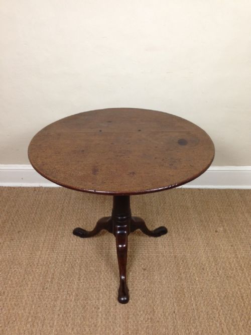 A George 111 Mahogany Tripod Table C 1770